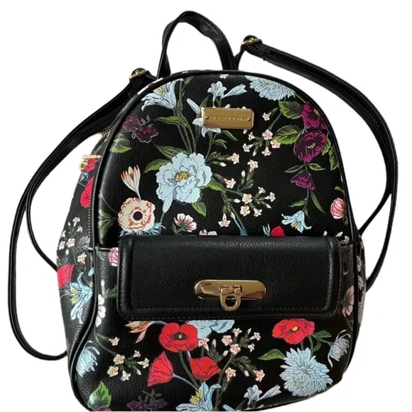 BIG BUDDAH Floral Backpack in Black -- GORGEOUS!!!! - Picture 8 of 8